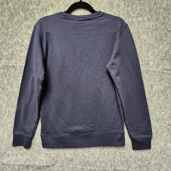 Nike Sportswear Just Do It Crewneck Mens Medium (Fits as Small) Navy Blue NEW - Picture 8 of 12
